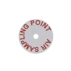 Αυτοκόλλητη σήμανση οπών δειγματοληψίας αέρα