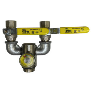 Μαστός για Πυροσβεστήρα Τοπικής Εφαρμογής Ξηράς Κόνεως 6-12kg με 2 Βάνες