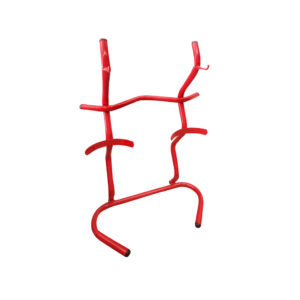 Επιδαπέδια βάση διπλή για πυροσβεστήρες ξηράς κόνεως 6-12kg / CO2 2-5kg