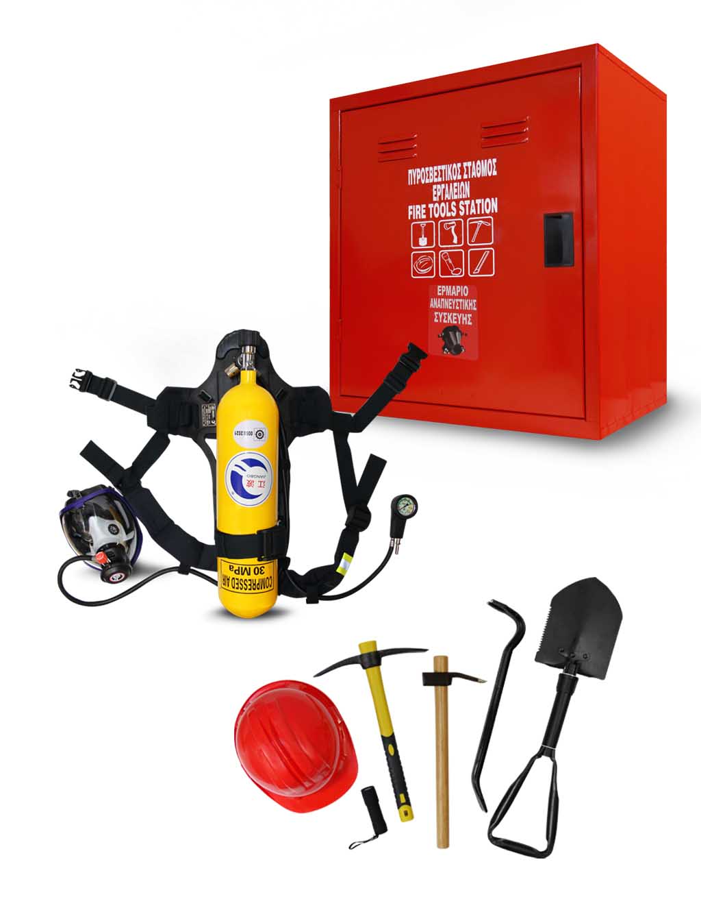 Πυροσβεστικός σταθμός εργαλείων πλήρης, ενισχυμένος, σύμφωνα με το ΦΕΚ 2434/Β/2014 - Image 2