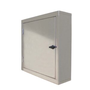 Πυροσβεστική φωλιά κενή, διαστάσεων 40x40x14cm INOX 430