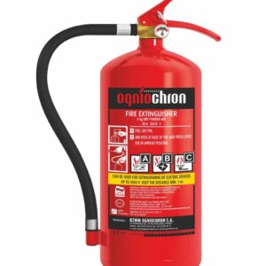 Πυροσβεστήρας ξηράς κόνεως 6 kg, 43Α-233Β 90kV για τη ΔΕΗ