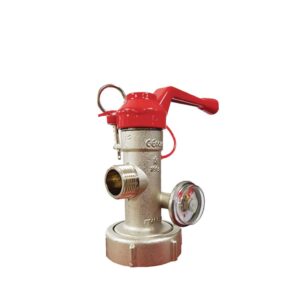 Κλείστρο για πυροσβεστήρα ξηράς κόνεως τροχήλατο