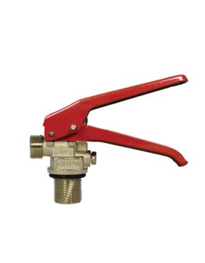 Valve assembly for 2-5kg CO2 fire extinguishers