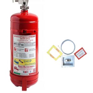 Σύστημα κατάσβεσης HFC‐227ea 12kg για σκάφος
