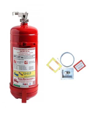 Σύστημα κατάσβεσης HFC‐227ea 12kg για σκάφος