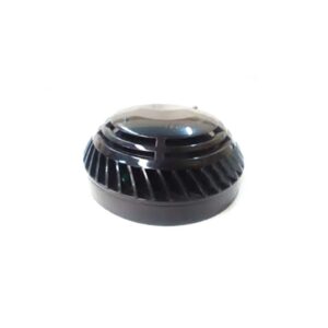 Ανιχνευτής καπνού, συμβατικός, με βάση, σε μαύρο χρώμα