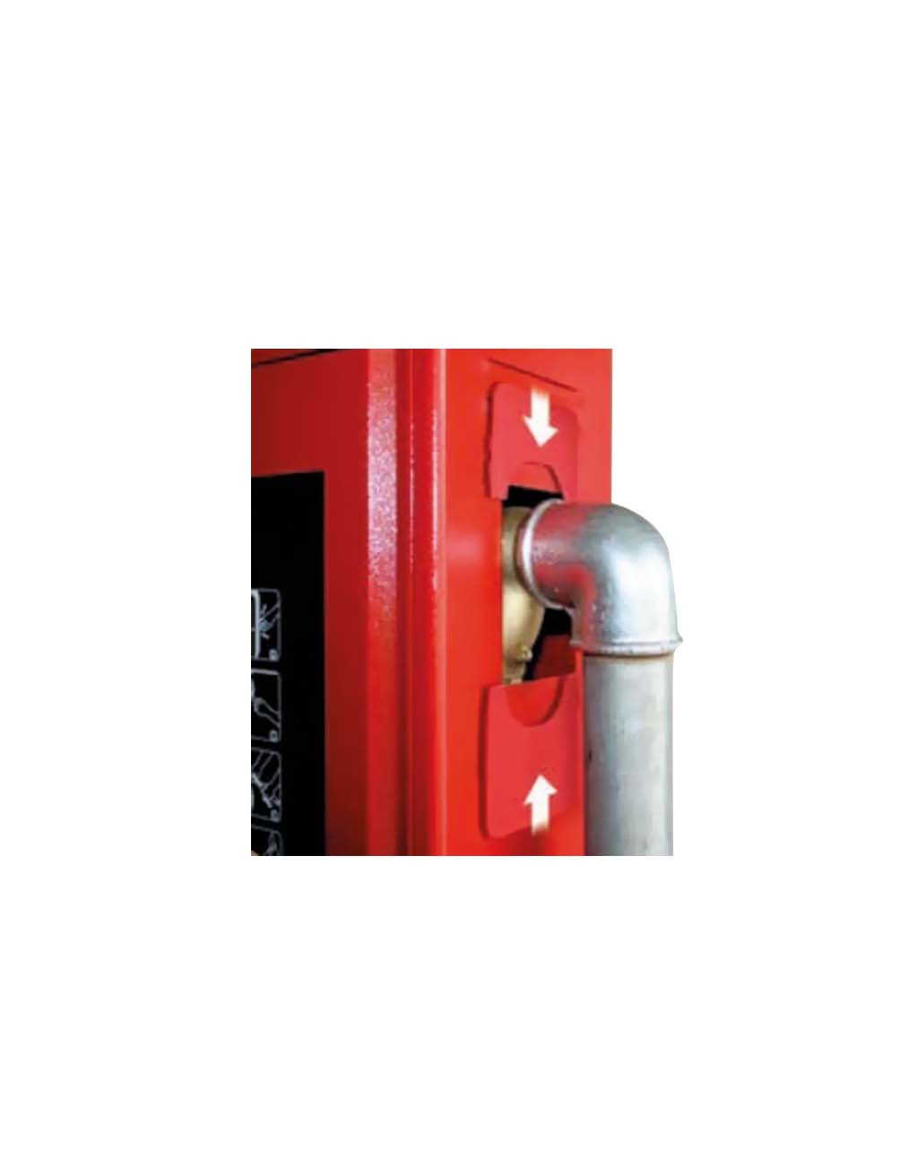 Πυροσβεστική φωλιά Ιταλικής κατασκευής, σύμφωνη με το EN 671-2 με οπή για τη σωλήνα - Image 2