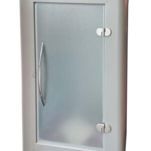 Πυροσβεστική φωλιά Iταλικής κατασκευής, σύμφωνη με το EN 671-2 με οπή για τη σωλήνα, γκρι