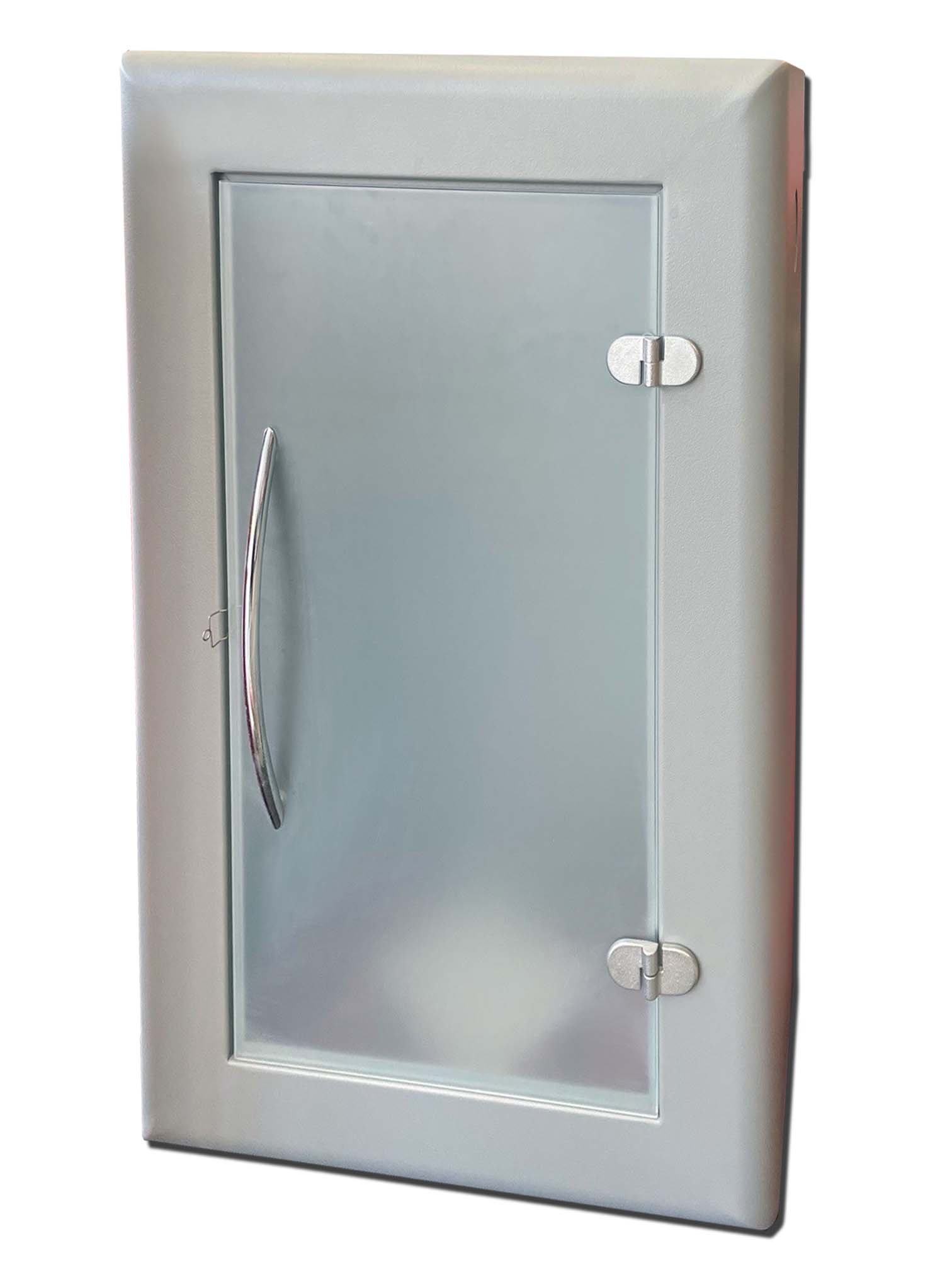 Πυροσβεστική φωλιά Iταλικής κατασκευής, σύμφωνη με το EN 671-2 με οπή για τη σωλήνα, γκρι