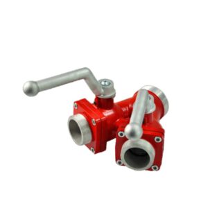 Δίκρουνο αλουμινίου με είσοδο 2 1/2’’ και 2 εξόδους 1’’