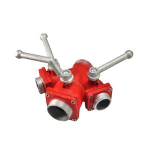 Τρίκρουνο αλουμινίου με είσοδο 2 1/2’’ και 3 εξόδους 1’’ & 1 έξοδο 2’’.