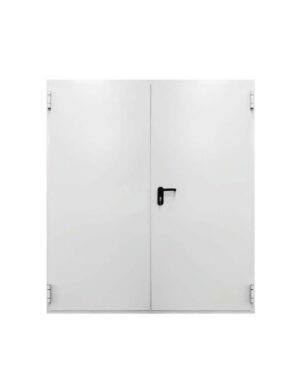 Πυράντοχη πόρτα, δίφυλλη, 200 (100 + 100) Χ 215cm, 60 λεπτών