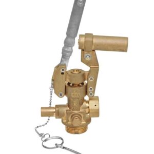 Κλείστρο για φιάλες πυρόσβεσης ξηράς κόνεως 25-50kg ή ABF υλικού (wet chemical) από 16 έως 50 lt