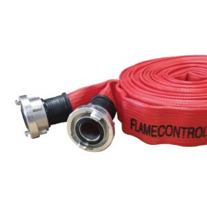 Δεμένος πυροσβεστικός σωλήνας PVC κόκκινος, 1'' 20m