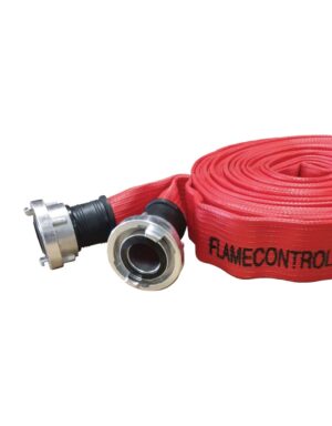 Δεμένος πυροσβεστικός σωλήνας PVC κόκκινος, 1'' 20m