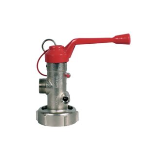 Κλείστρο για πυροσβεστήρα ξηράς κόνεως τροχήλατο