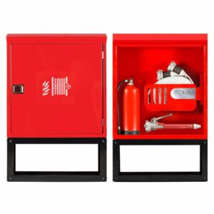 Πυροσβεστική φωλιά με θέση για πυροσβεστήρα, σύμφωνη με το EN 671-2