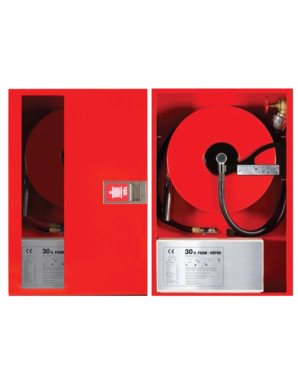 Πυροσβεστική φωλιά αφρού-νερού, σύμφωνη με το EN 671-1