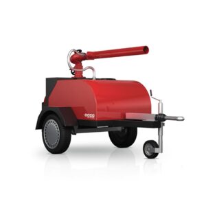 Τροχήλατη αφρογεννήτρια χωρητικότητας 500lt, κατάλληλη για μεταφορά ως τρέιλερ