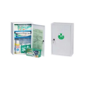 Φαρμακείο για εργοτάξια, εργοστάσια, συνεργεία κτλ, σε μεταλλικό ερμάριο