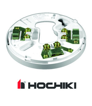 Base for addressable fire detectors by Hochiki.