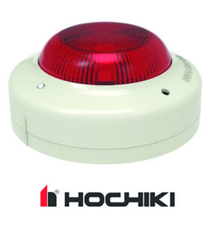 Addressable fire detection sounder beacon by Hochiki.