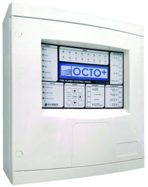 Octo+, 1 loop addressable fire detection panel.