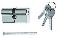 Cylinder with 3 keys.
