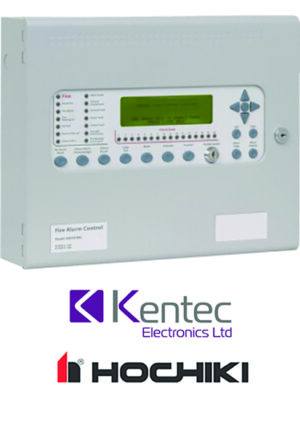 Addressable, 2 loop fire detection panel by Kentec,compliant with Hochiki protocol.