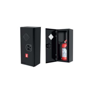 Cabinet made of electrolytically galvanized steel,for 6/9kg or lt fire extinguishers.