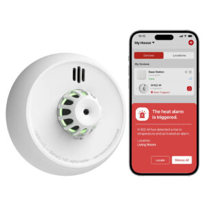 Autonomous temperature detector (Heat Alarm), RF.